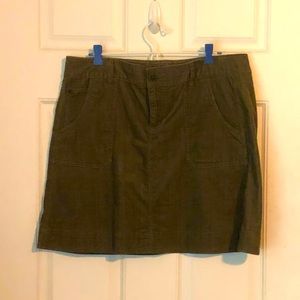 Ready for Autumn Olive Green Skirt